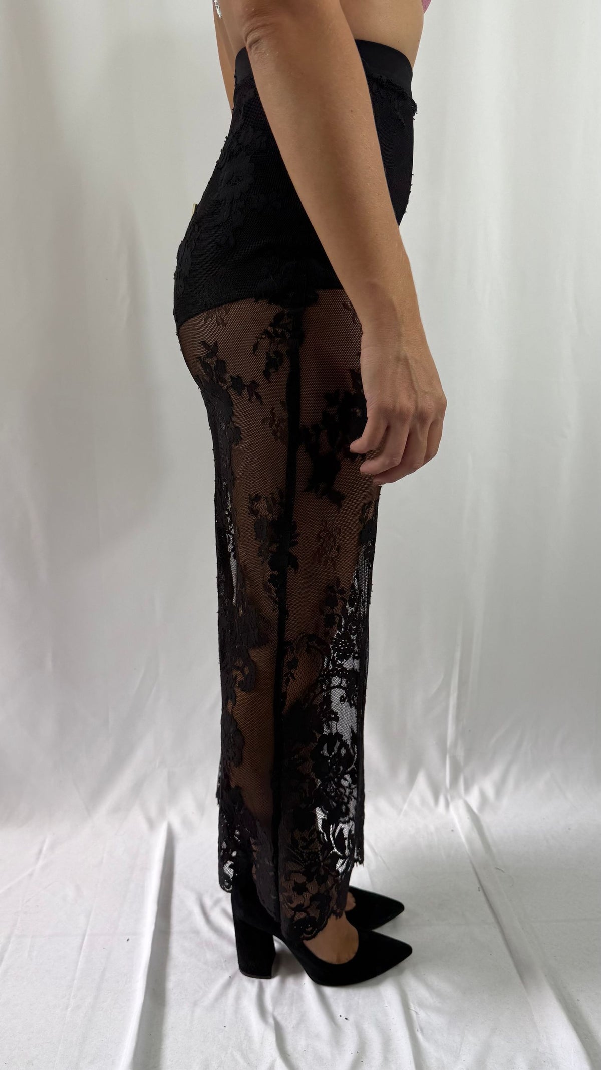Gonna lunga in pizzo Silence limited