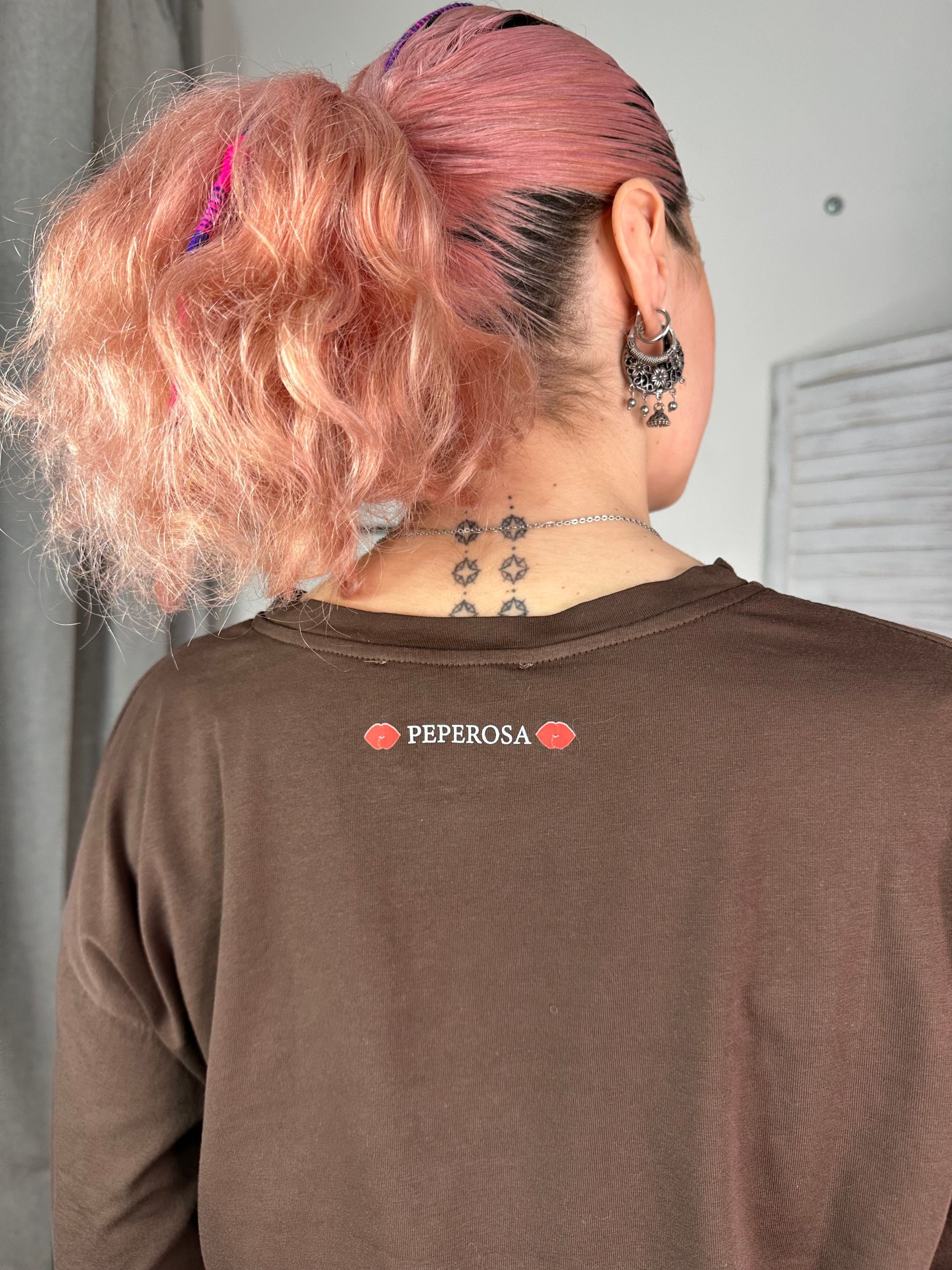 T-shirt maniche lunghe Peperosa