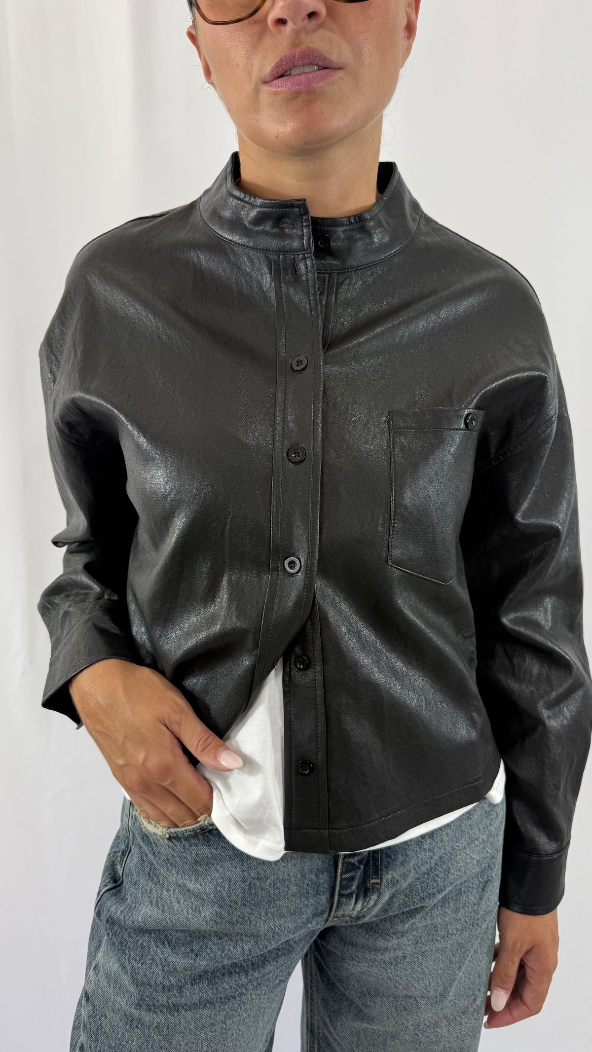 Camicia in simil pelle Molly Bracken