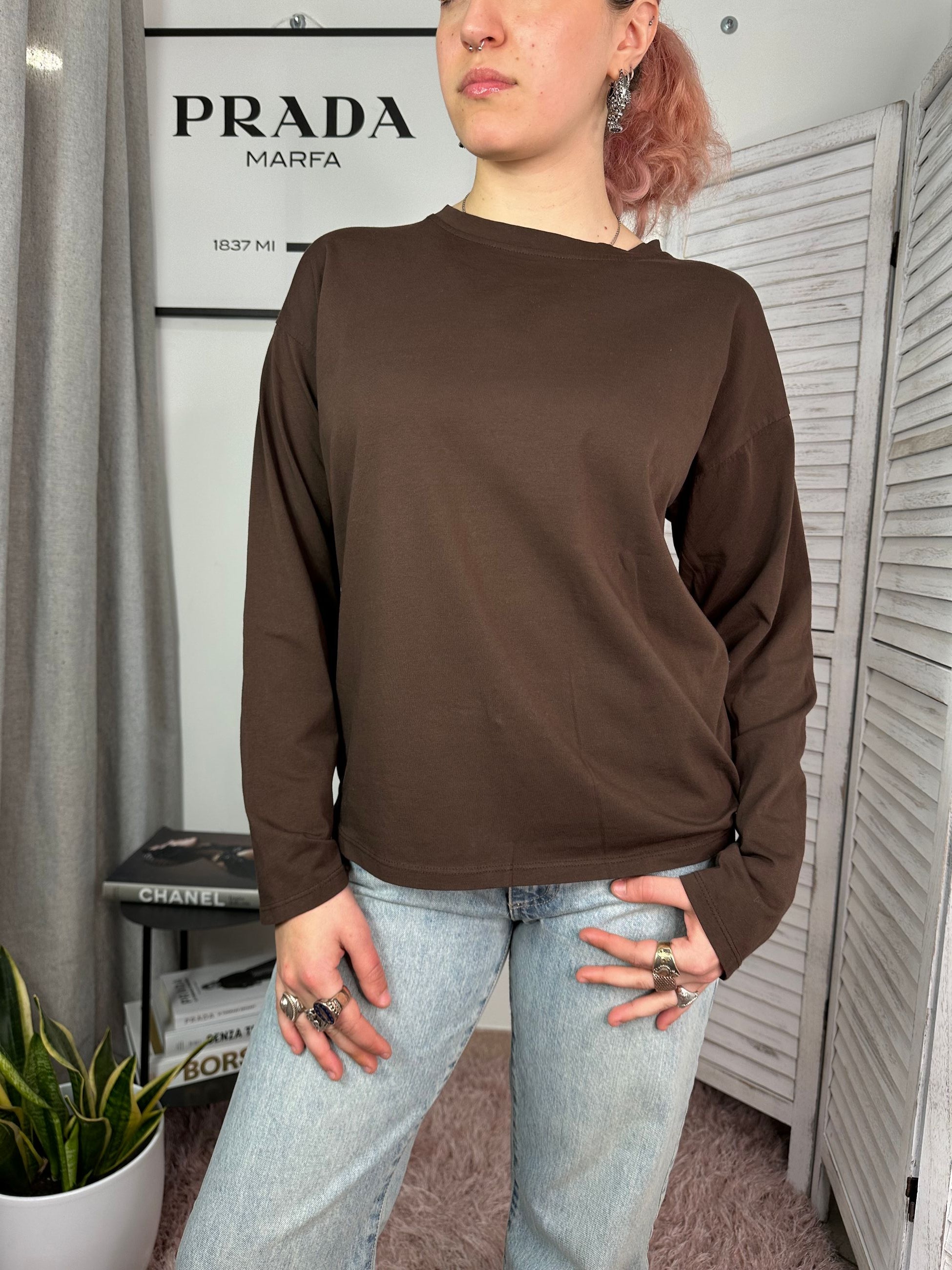 T-shirt maniche lunghe Peperosa