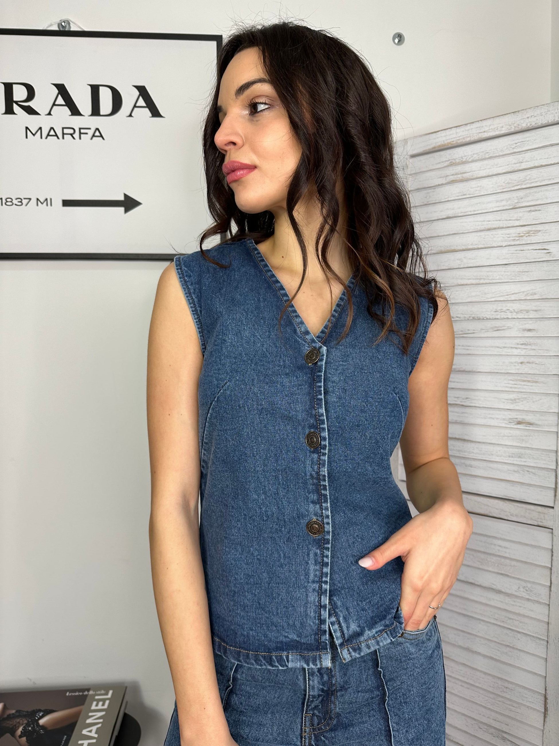 Gilet in jeans WILD PONY