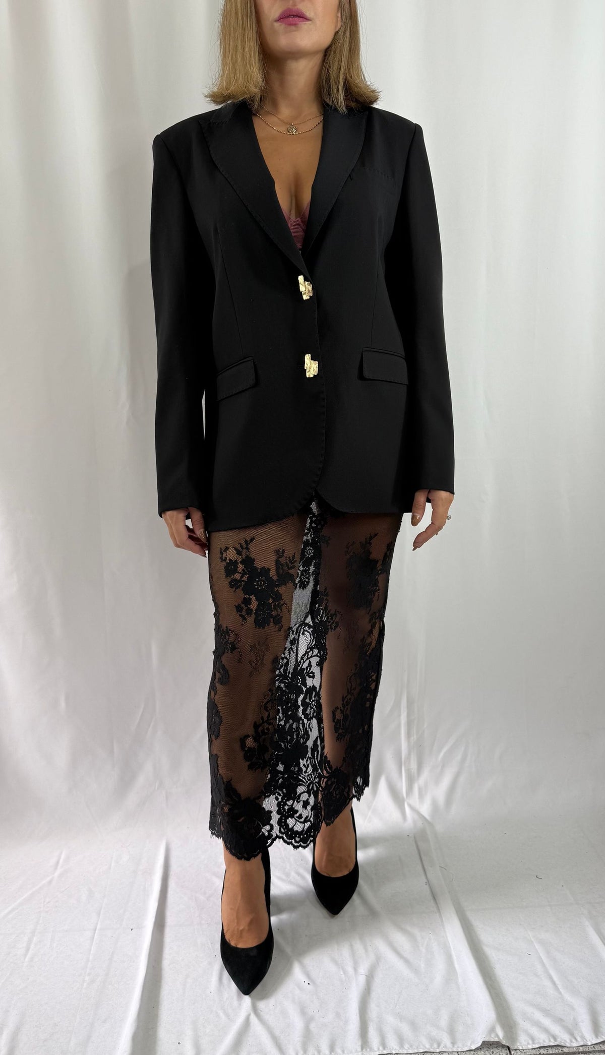 Blazer nero Silence limited
