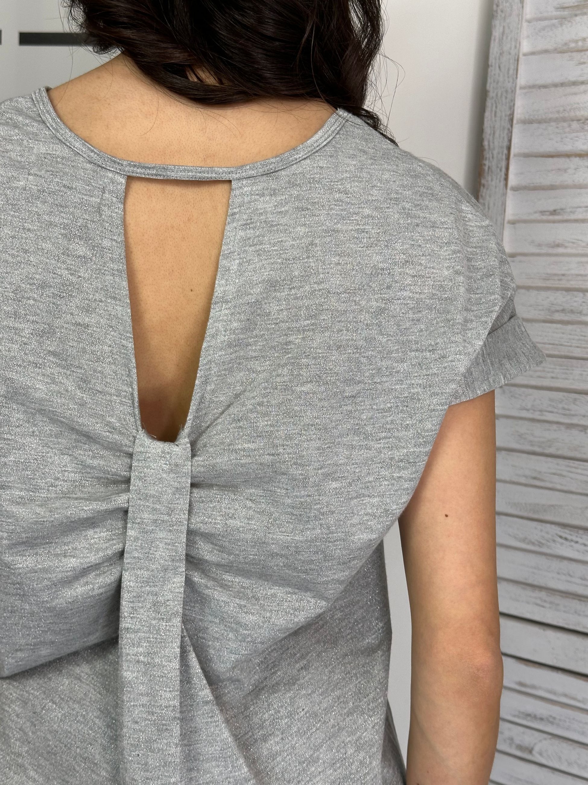 T-shirt argento Molly Bracken
