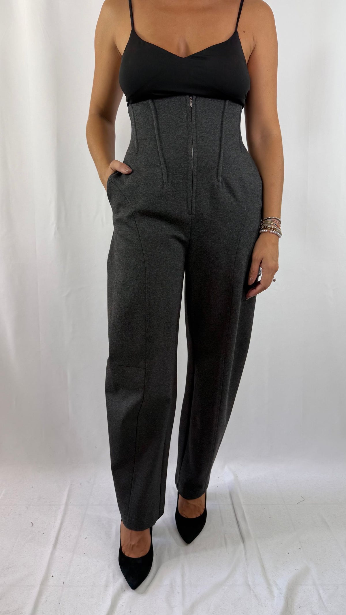 Pantalone vita alta Silence Limited