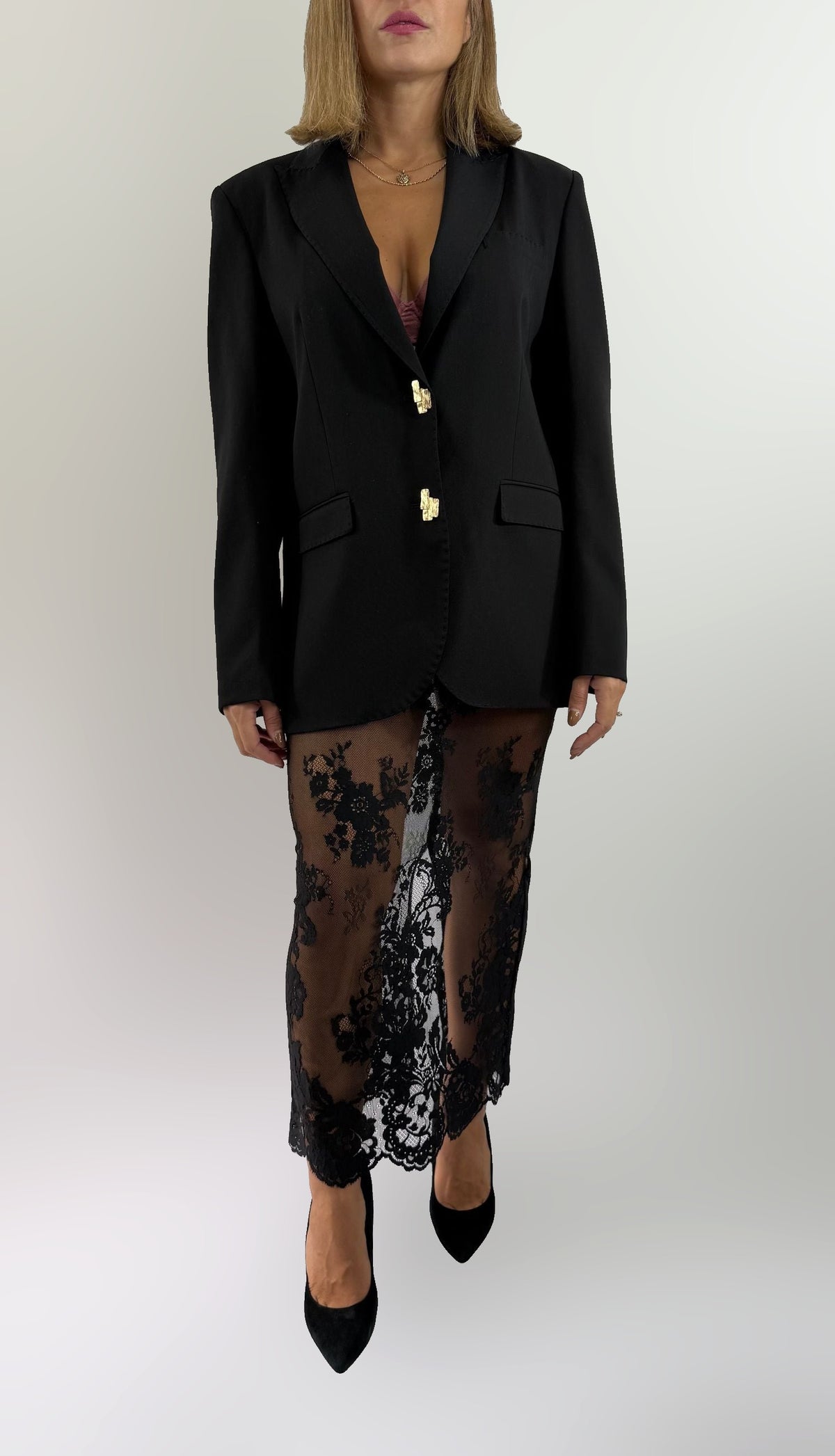 Blazer nero Silence limited