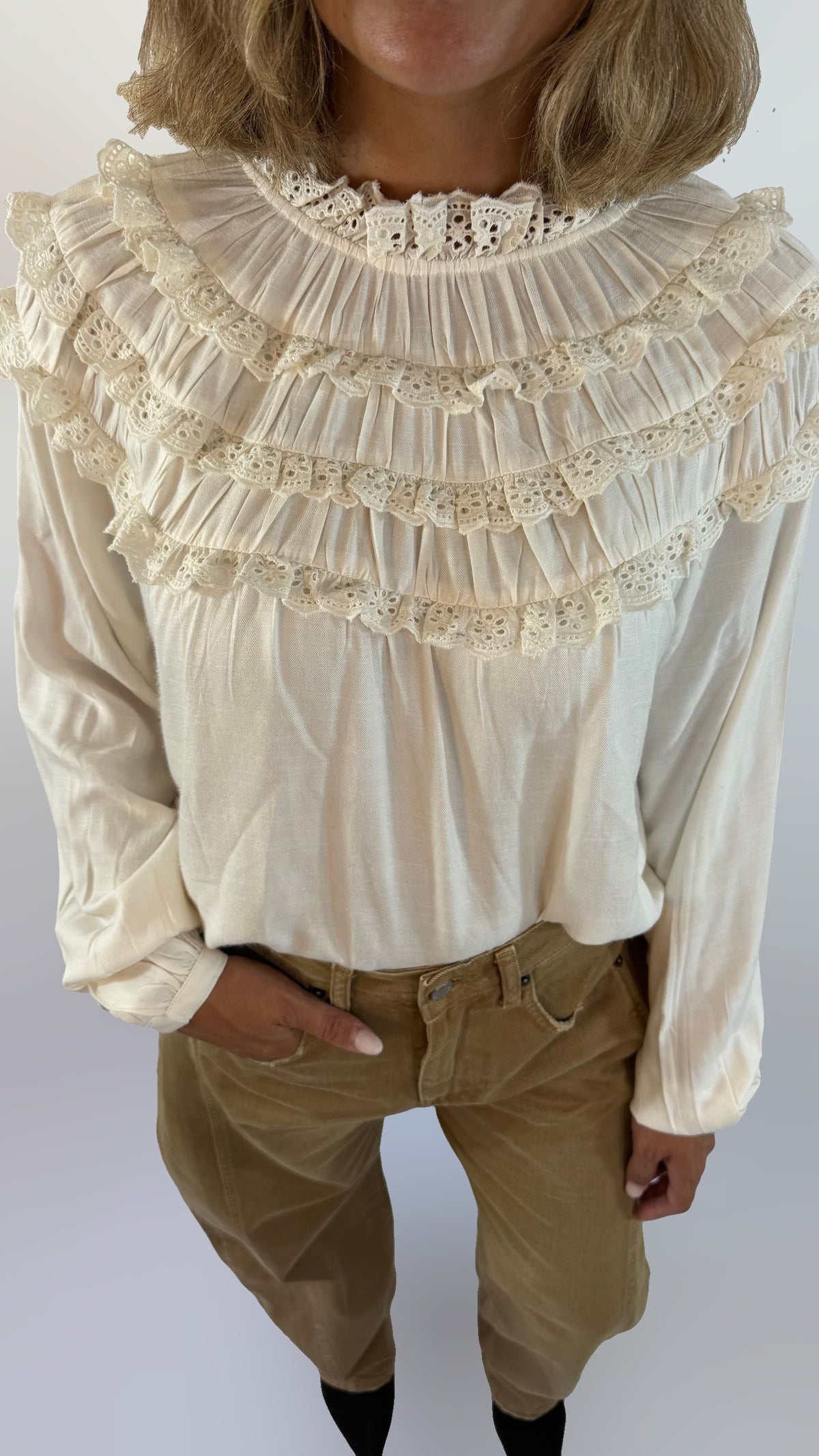 Blusa drappeggiata Molly Bracken