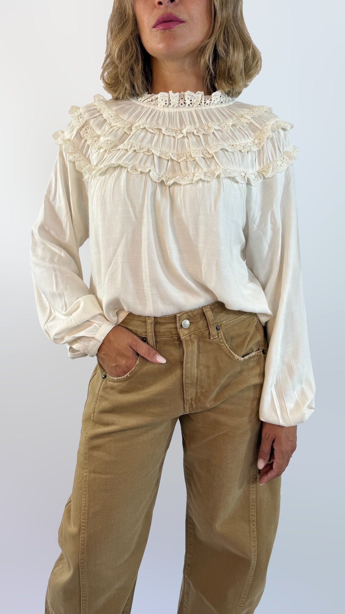 Blusa drappeggiata Molly Bracken