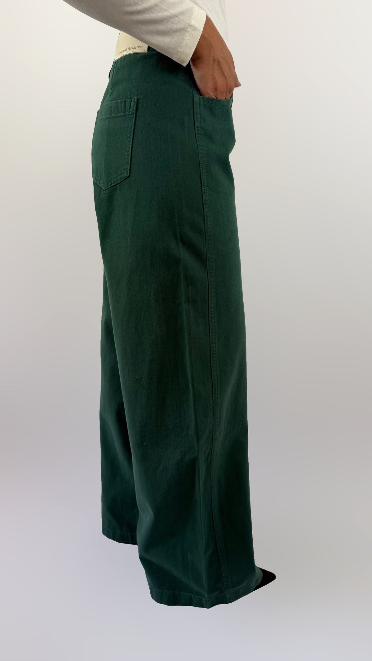 Jeans verde Compania Fantastica