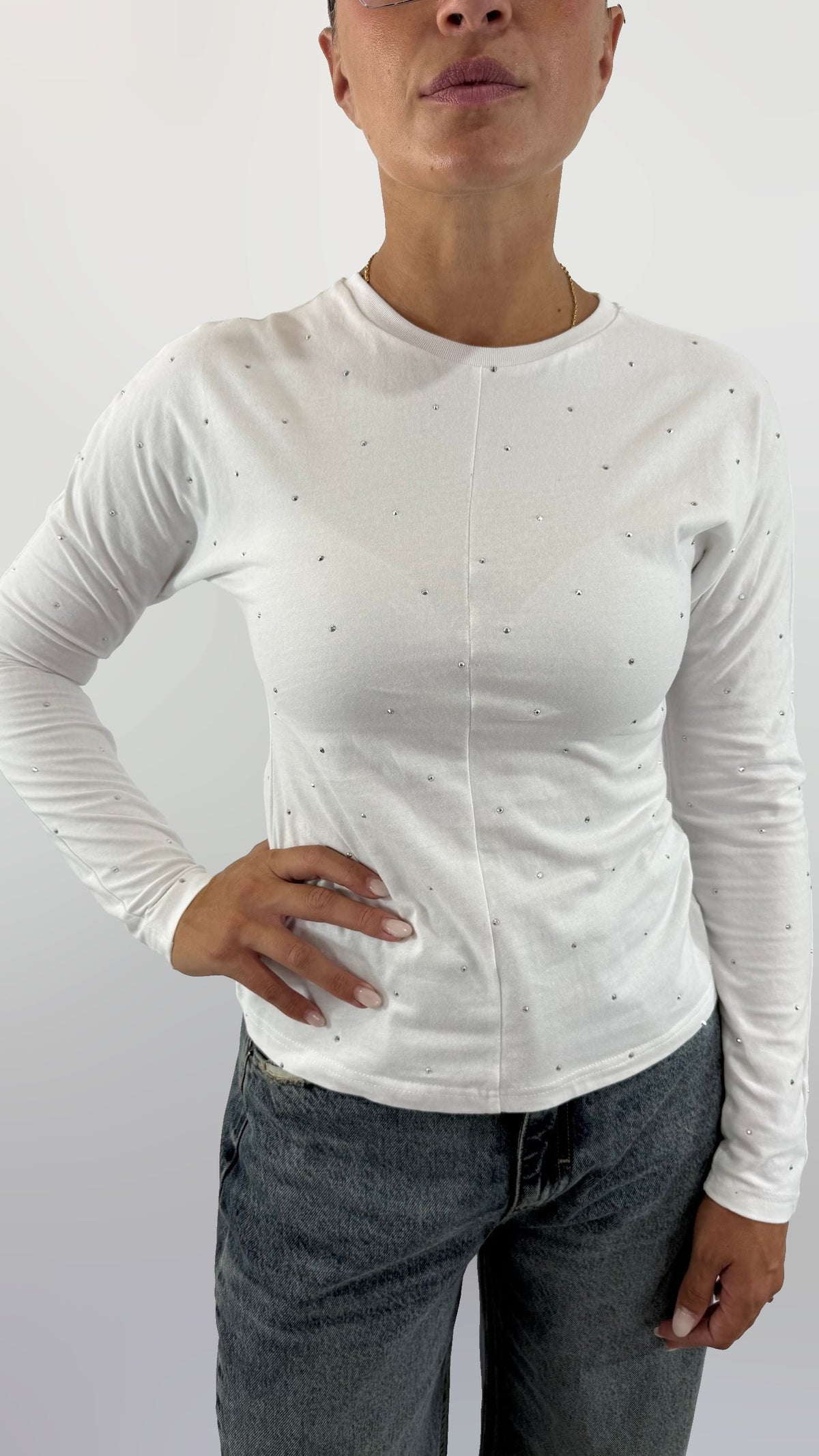 Maglia basica con strass Wild Pony – foto 3