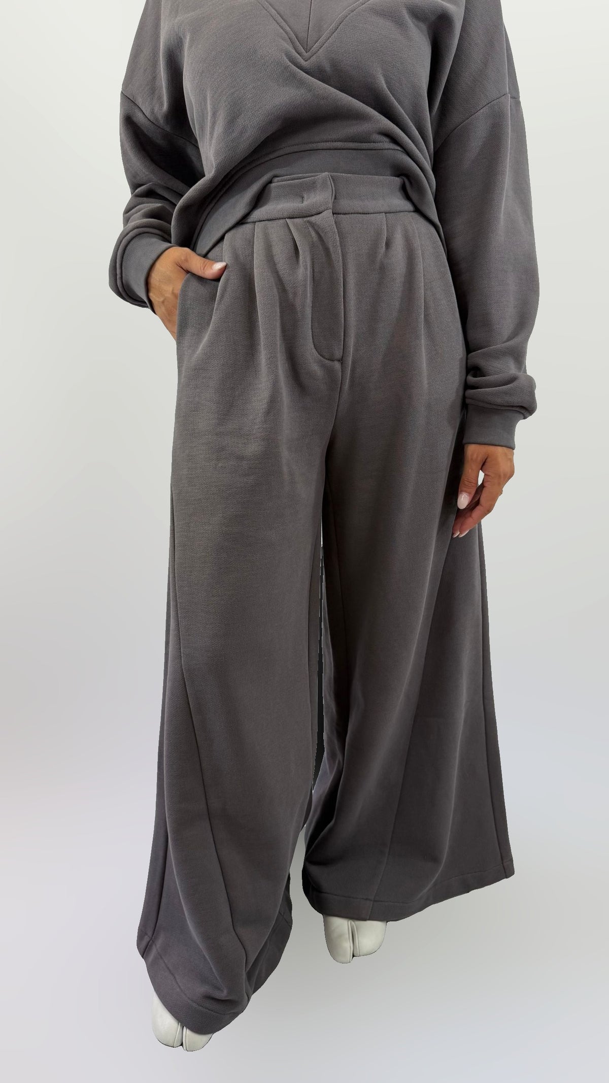 Pantalone tuta grigio Silence Limited