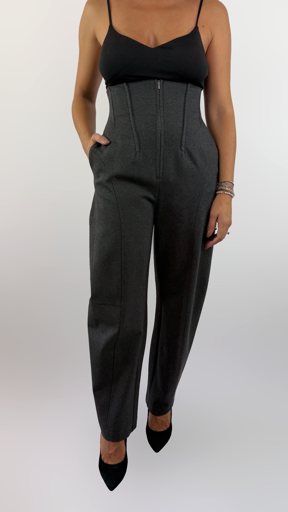 Pantalone vita alta Silence Limited