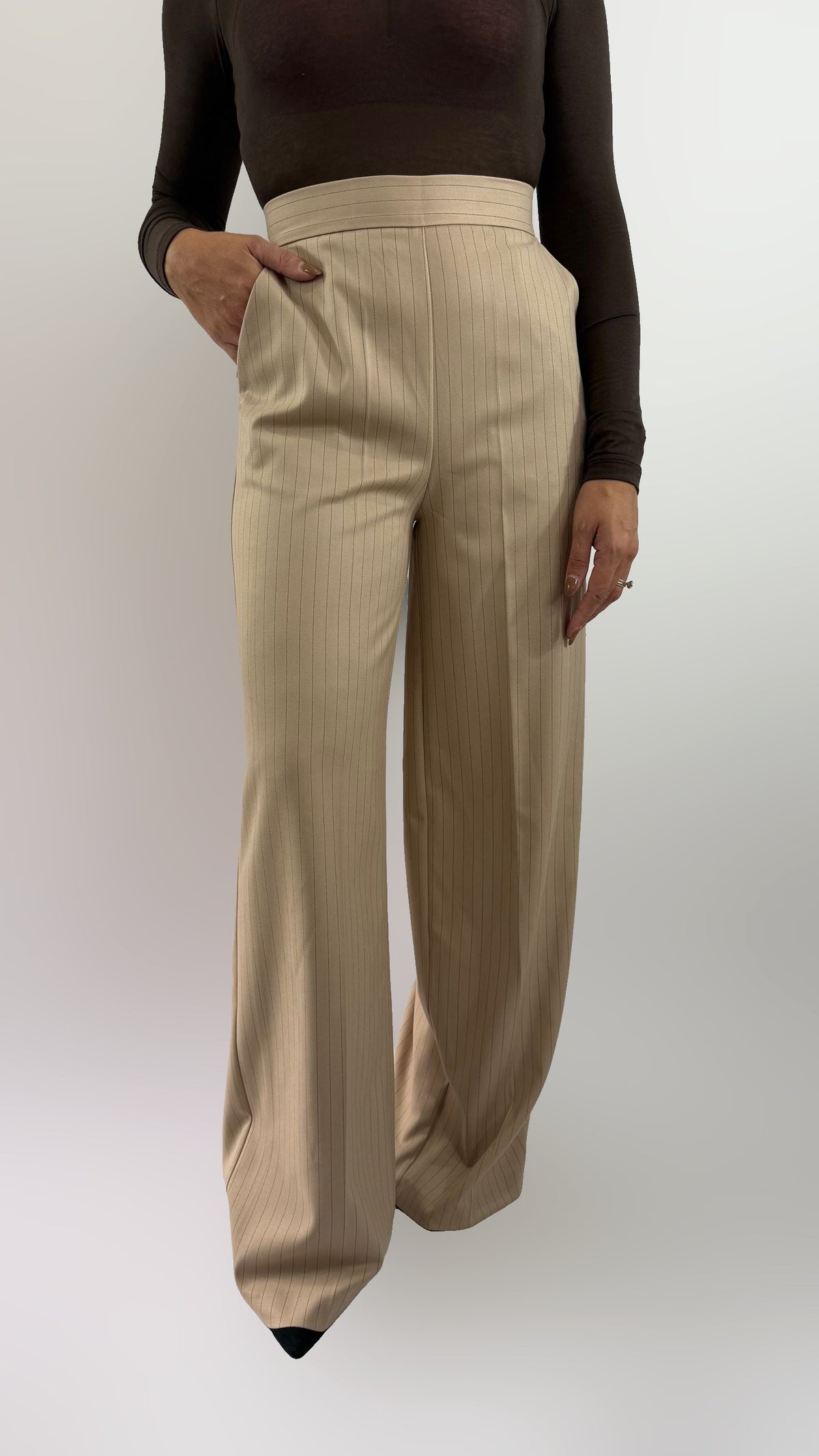 Pantalone gessato Silence limited