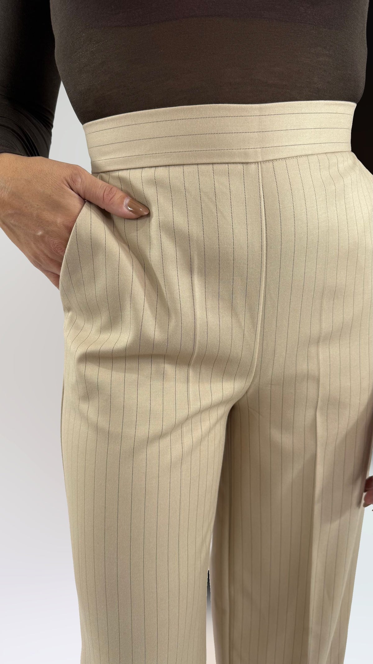 Pantalone gessato Silence limited