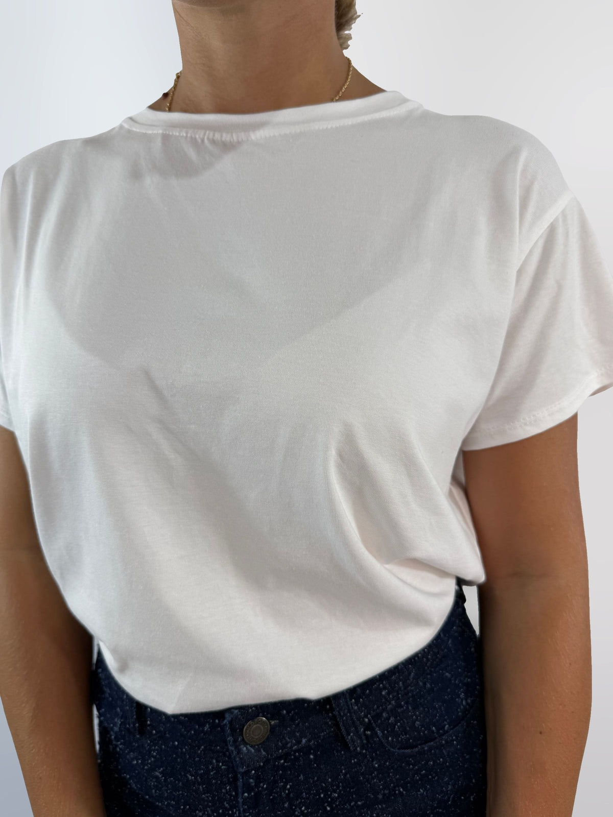 T-shirt manica corta Peperosa – bianco