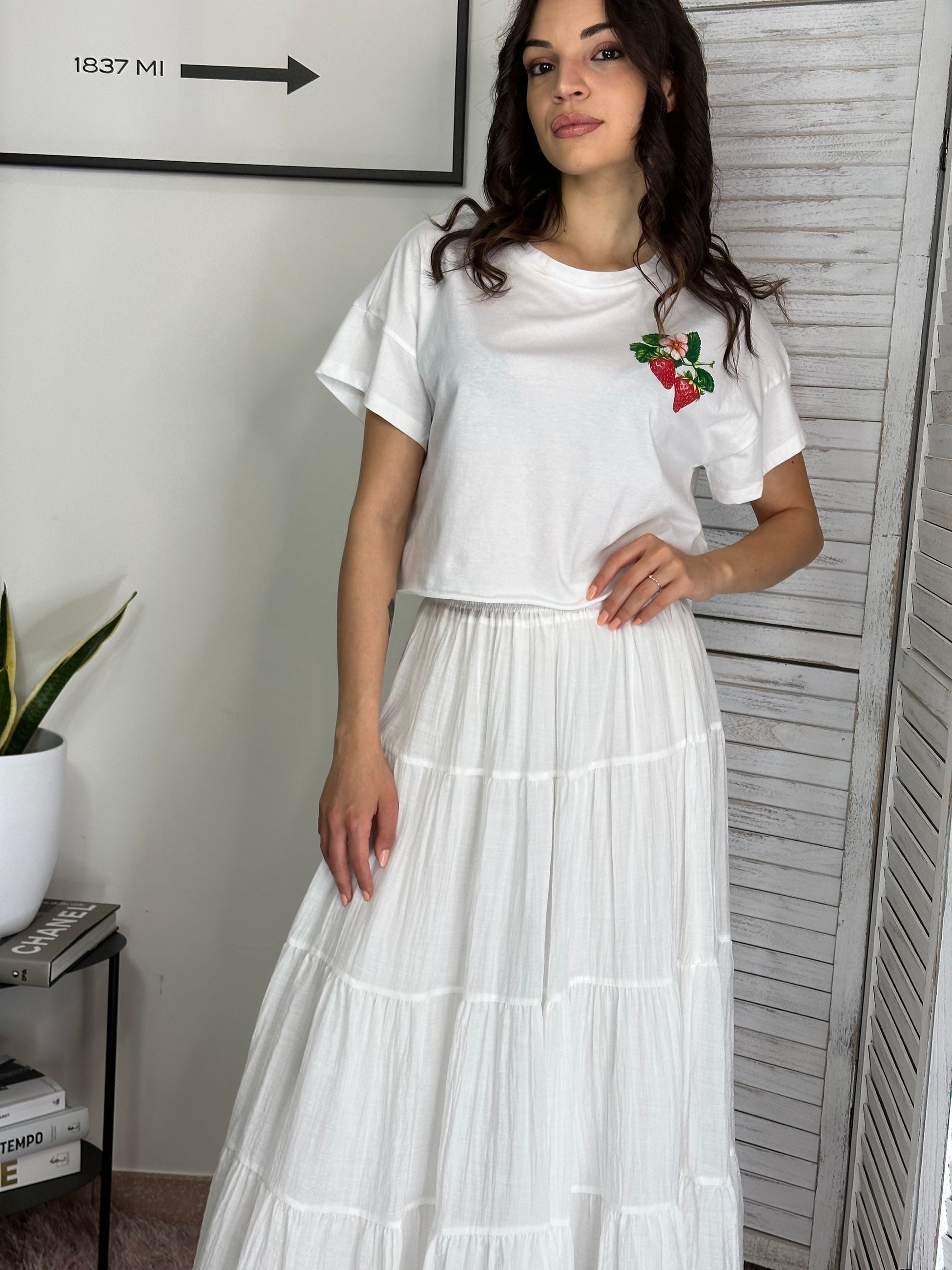 T-shirt fragole Molly Bracken