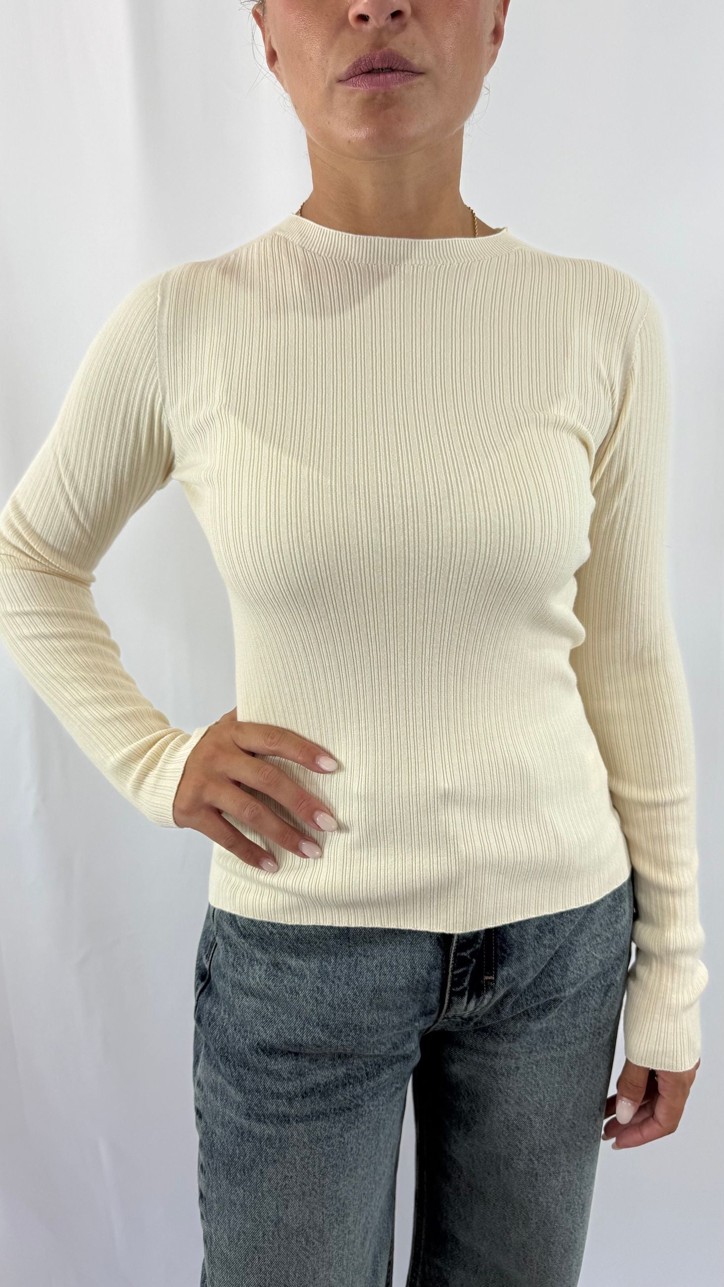 Maglia costine Peperosa
