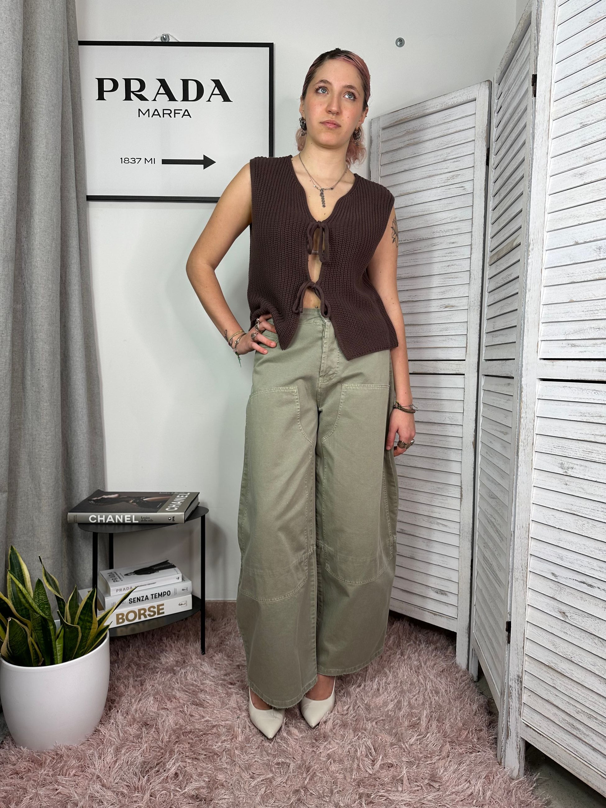 Gilet in filo Peperosa