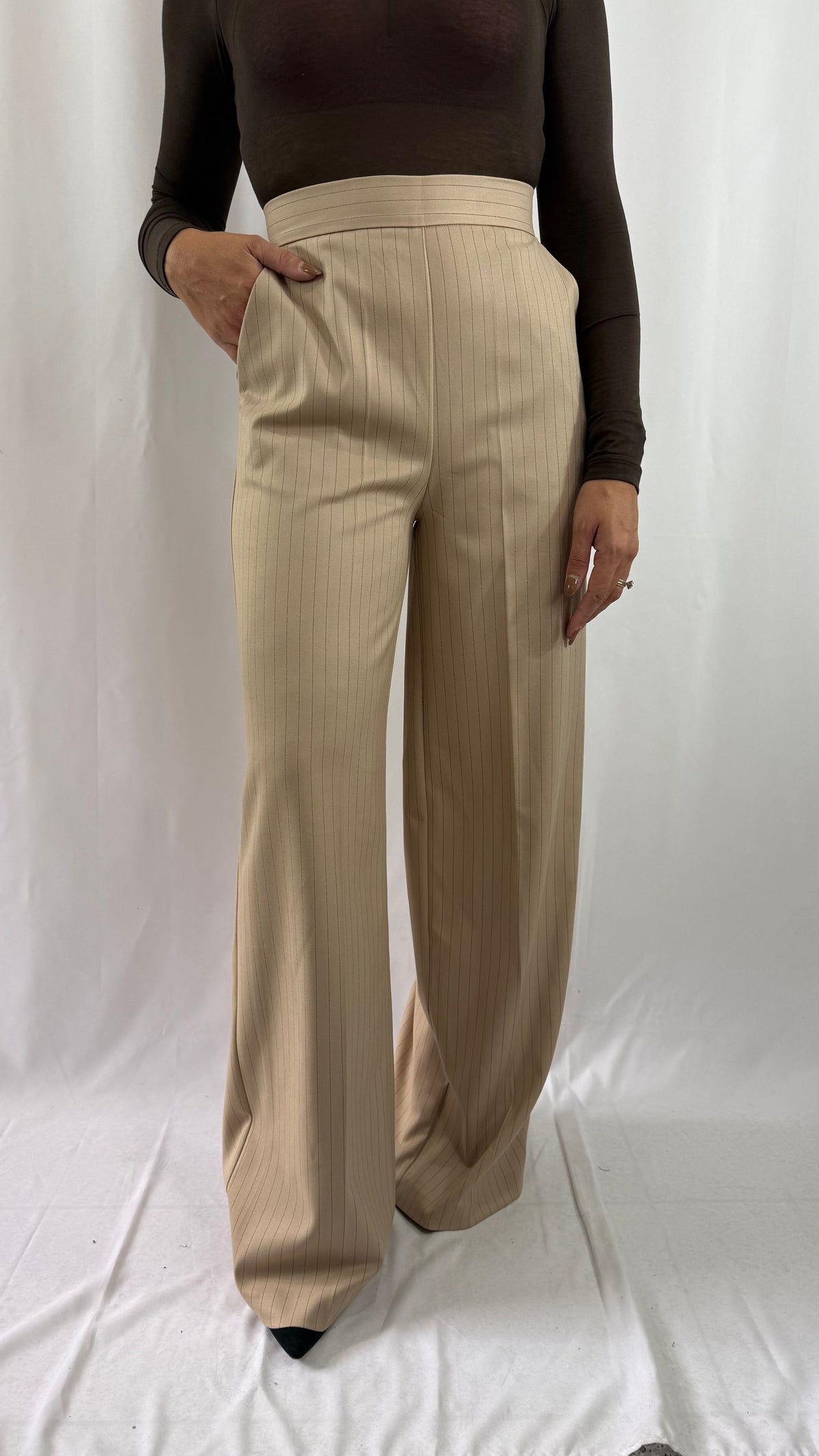 Pantalone gessato Silence limited