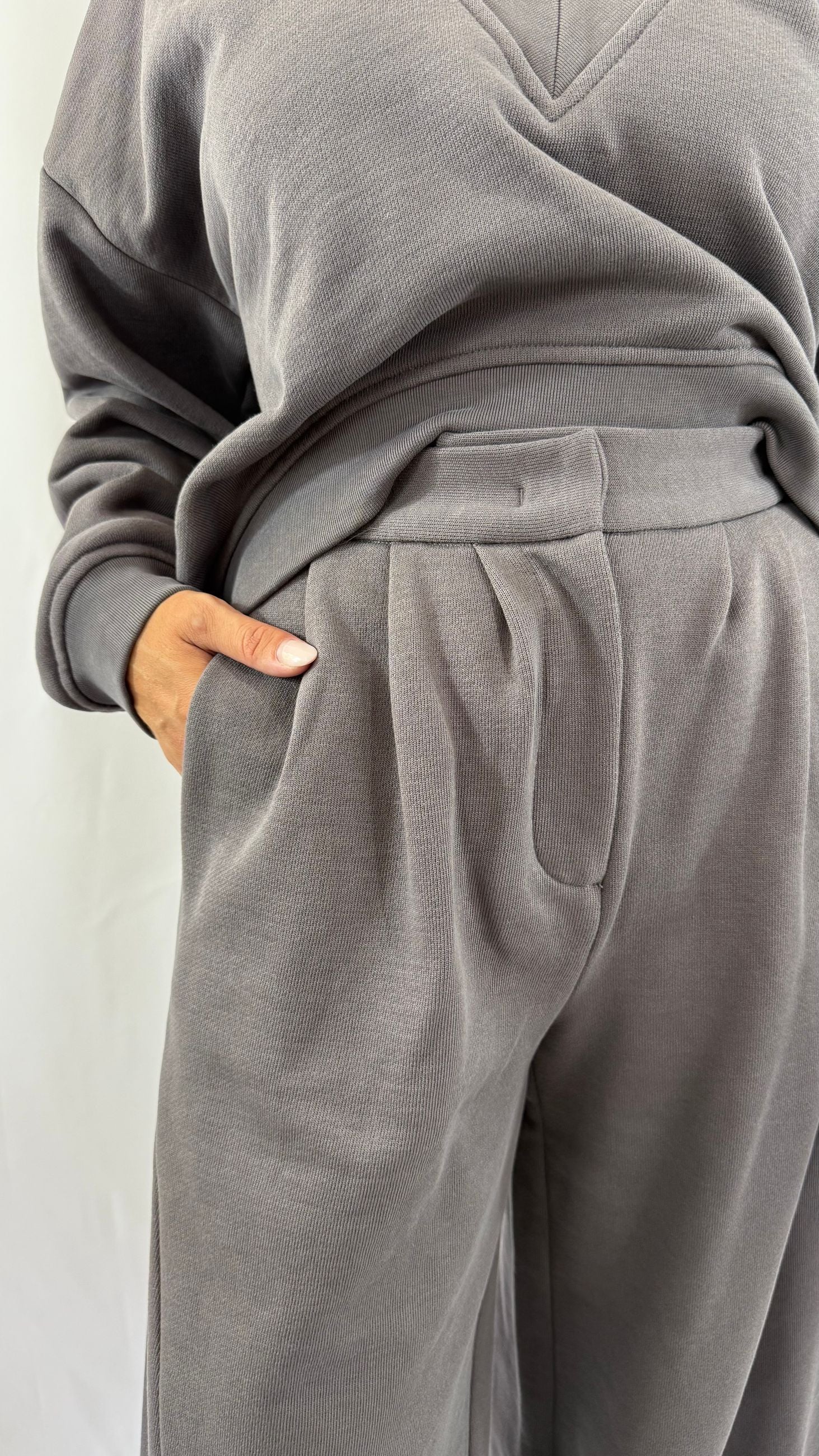 Pantalone tuta grigio Silence Limited