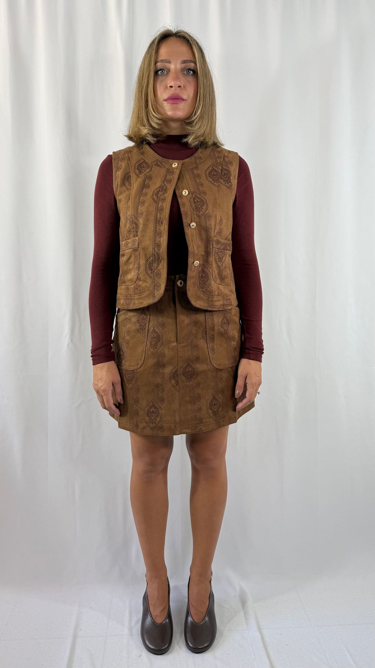 Gonna in suede Molly Bracken