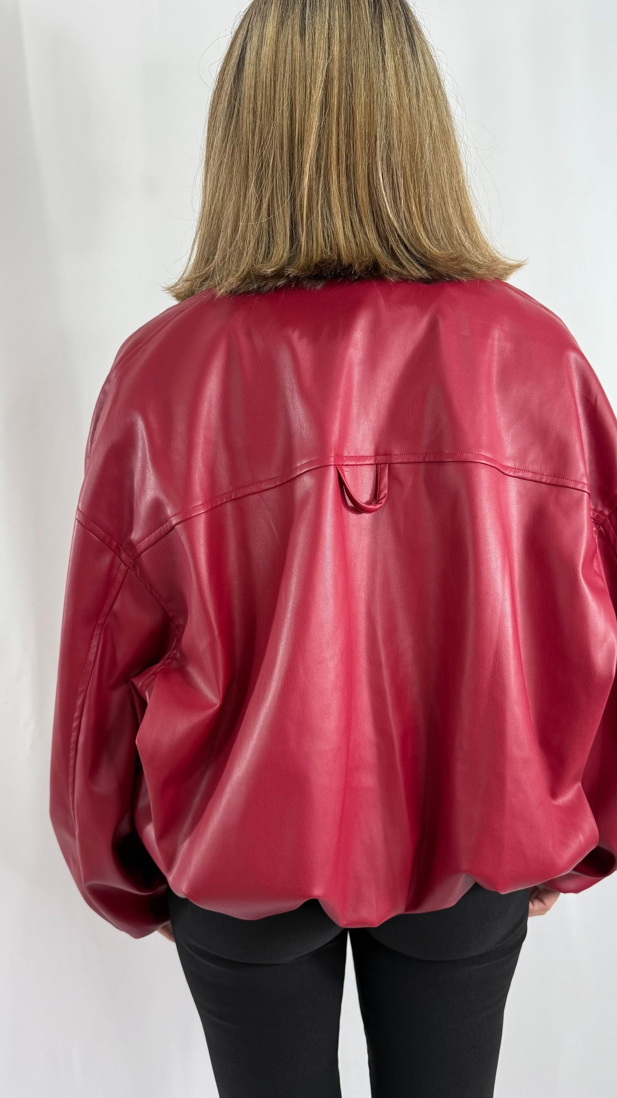 Giacca similpelle rossa Safe Concept Store