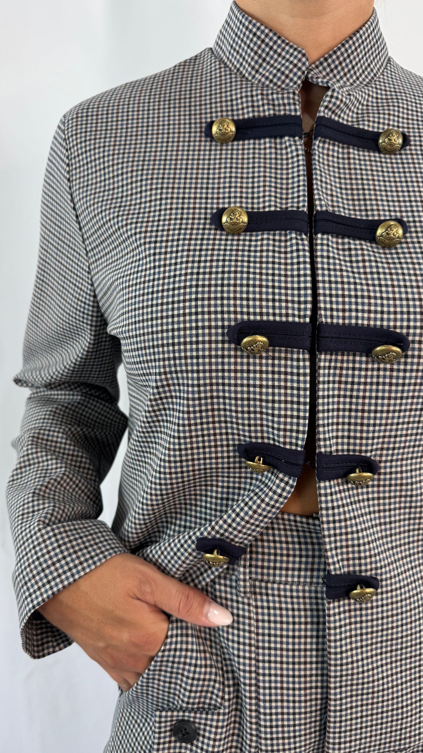 Giacca check Peperosa
